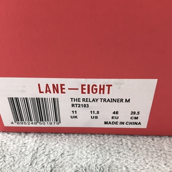 Lane-Eight Men\'s Relay Training Shoes RT2103 Key Lime size 11.5 New in Box main image 4
